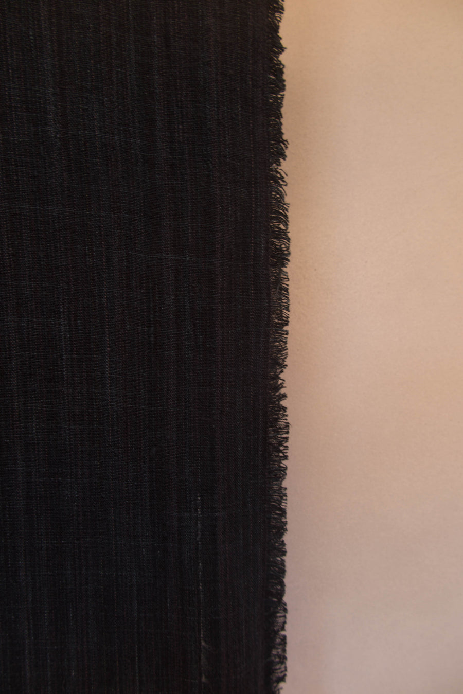 BLACK WIDE SHAWL